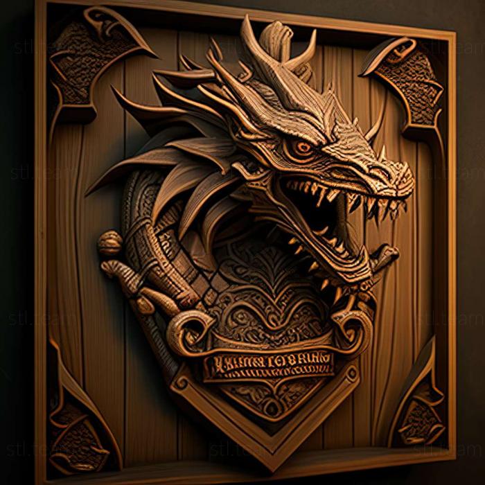 3D model Dungeons Dragons Online Stormreach game (STL)